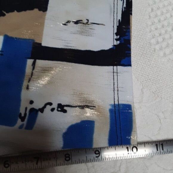 Maggie Barnes Abstract Elegant Top Blouse Plus size 3X - Picture 9 of 12